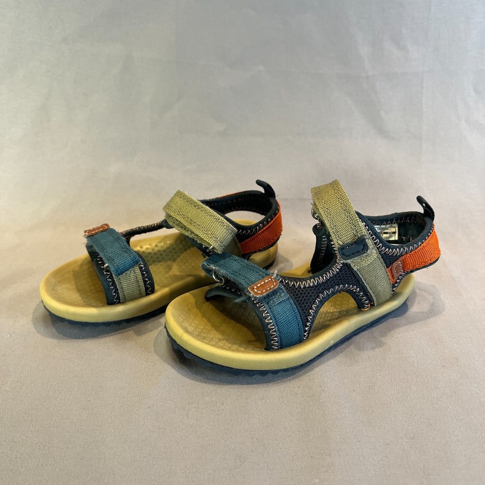 Oshkosh B'Gosh Horchata Toddler 7 M Strappy Multi Adjustable Washable Sandal